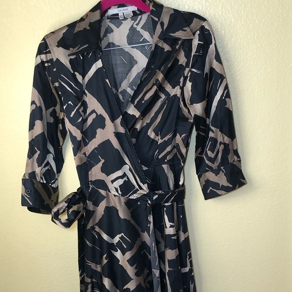 Zara A-line wrap midi dress size S - Picture 2 of 7
